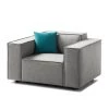 Fauteuil Kinx Tissu - Tissu Milan : Gris clair -Pas Cher Fauteuils Magasin 1000011521 180619 15563501 IMAGE P000000001000011521