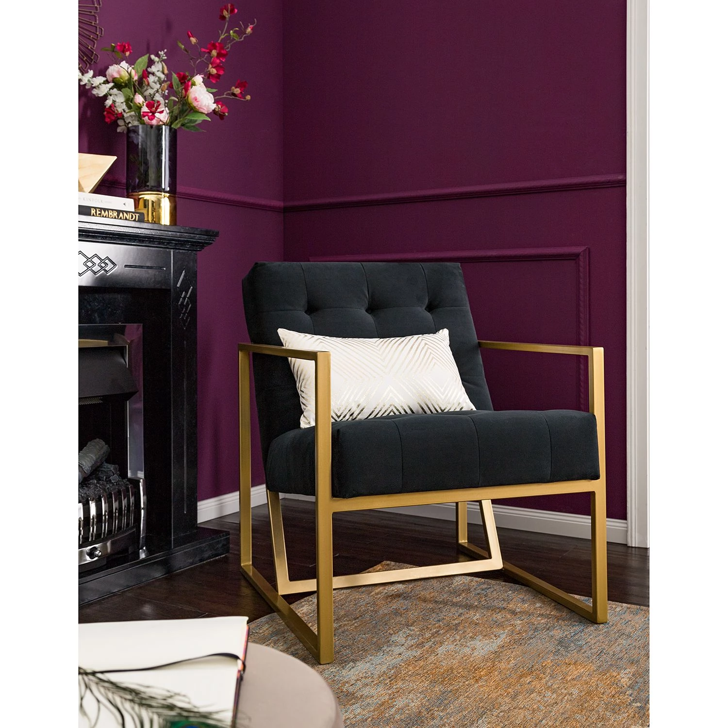 Jack & Alice Fauteuil Charm II - Noir 6 Jack & Alice Fauteuil Charm II - Noir – Image 4