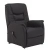 Modoform Fauteuil de relaxation Knuckey - Avec aide au relevage - Imitation cuir - Noir -Pas Cher Fauteuils Magasin 1000027311 210429 12412600001 IMAGE P000000001000027311