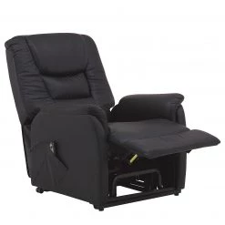 Modoform Fauteuil de relaxation Knuckey - Avec aide au relevage - Imitation cuir - Noir -Pas Cher Fauteuils Magasin 1000027311 210429 12412700002 DETAILS P000000001000027311