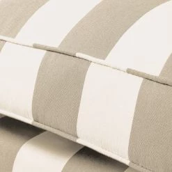 Maison Belfort Fauteuil à oreilles Sofia XXL - Beige / Blanc -Pas Cher Fauteuils Magasin 1000031055 210720 13463800020 DETAILS P000000001000031055