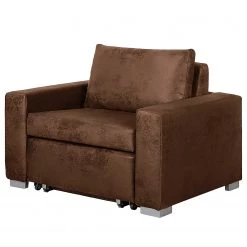 Mooved Fauteuil convertible Latina IV - Aspect cuir - Marron