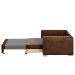 Mooved Fauteuil convertible Latina IV - Aspect cuir - Marron -Pas Cher Fauteuils Magasin 1000034524 211221 092048000102 DETAILS P000000001000034524