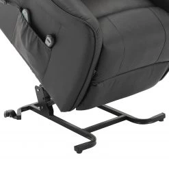 Modoform Fauteuil de relaxation Nesna - Cuir véritable / Imitation cuir - Noir -Pas Cher Fauteuils Magasin 1000035467 190412 14282400010 GALLERYIMAGES P000000001000035467