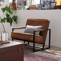 Ars manufacti Fauteuil Rhode - Brun -Pas Cher Fauteuils Magasin 1000042080 190225 10091300036 MOOD GALLERYIMAGES P000000001000042080 mood