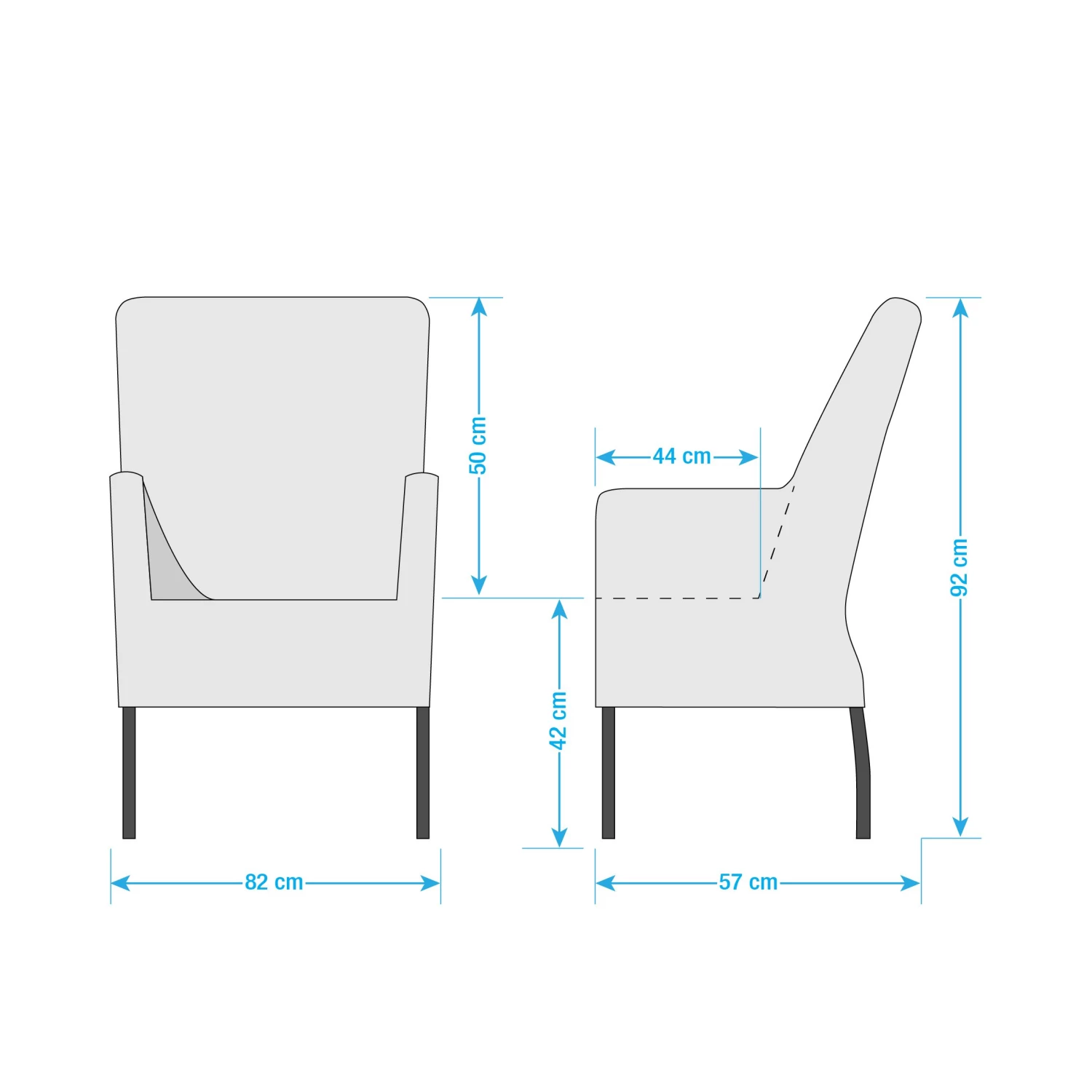 Red Living Fauteuil Carnew - Brun 17 Red Living Fauteuil Carnew - Brun – Image 15