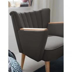 Mørteens Fauteuil Bauro - Gris foncé -Pas Cher Fauteuils Magasin 1000059422 190320 17181600391 GALLERYIMAGES P000000001000059422