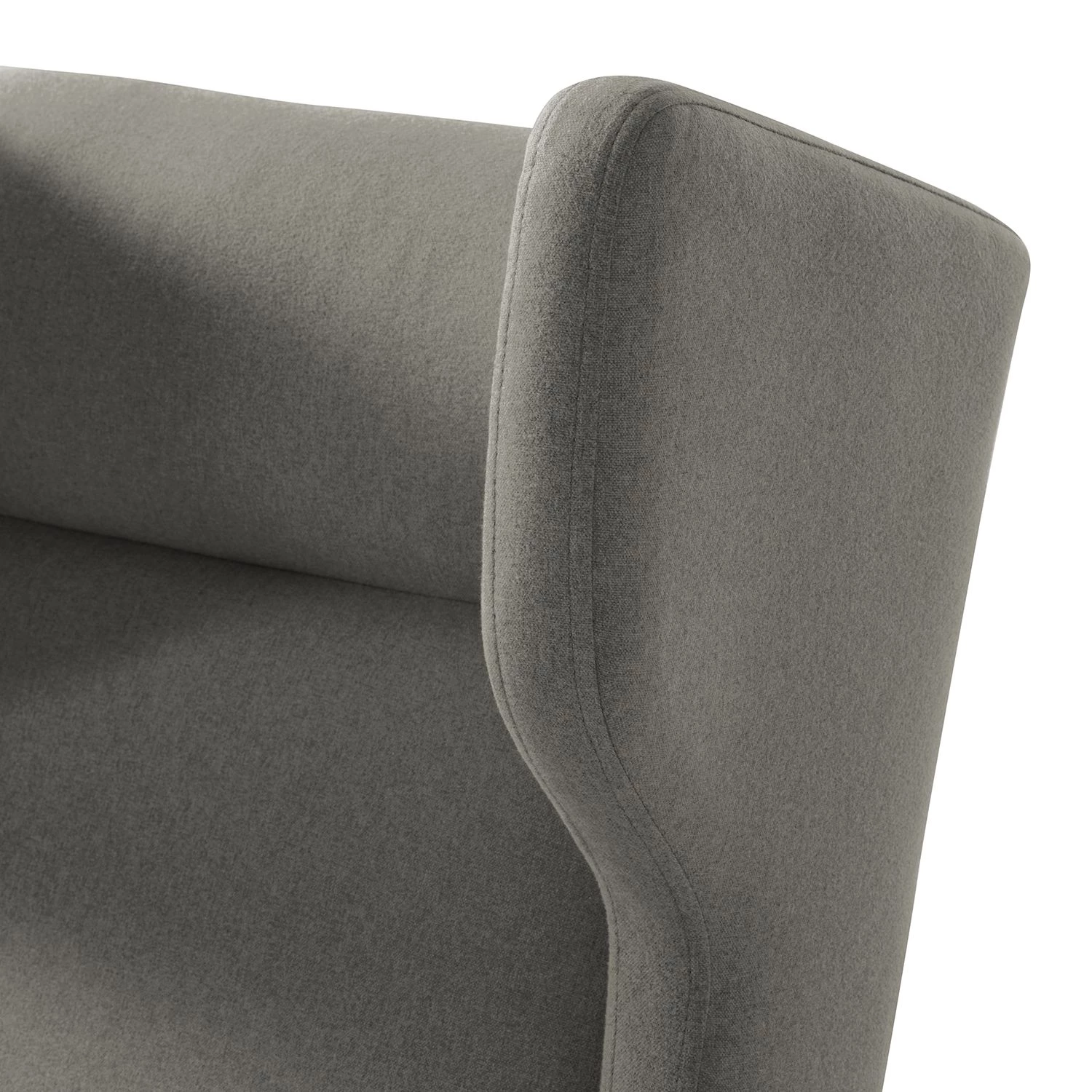 Mørteens Fauteuil à oreilles Bucoli - Gris - Avec repose-pieds 18 Mørteens Fauteuil à oreilles Bucoli - Gris - Avec repose-pieds – Image 16