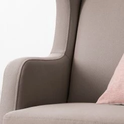 Mørteens Fauteuil à oreilles Grenfell - Taupe -Pas Cher Fauteuils Magasin 1000059528 190320 17185700610 GALLERYIMAGES P000000001000059528