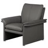 Fauteuil Capri - Cuir Mabel: Gris foncé -Pas Cher Fauteuils Magasin 1000073306 220304 010 IMAGE P000000001000073306