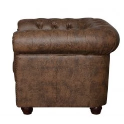 Ars manufacti Fauteuil Kamaru Imitation cuir - Marron chocolat -Pas Cher Fauteuils Magasin 1000085220 220223 040 DETAILS P000000001000085220