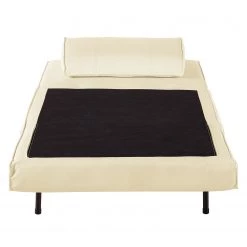 Mørteens Fauteuil convertible Rovigo - Imitation cuir - Crème -Pas Cher Fauteuils Magasin 1000086505 190507 12423700005 GALLERYIMAGES P000000001000086505