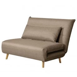 Mørteens Fauteuil convertible Ösmo -Tissu - Gris sable