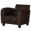 Ars manufacti Fauteuil Tullow - Aspect vieux cuir marron foncé -Pas Cher Fauteuils Magasin 1000094688 220208 143726000010 IMAGE P000000001000094688
