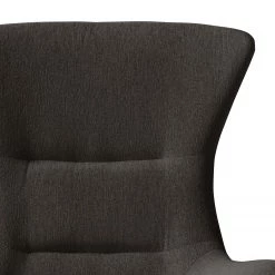 Studio Copenhagen Fauteuil Hepburn I - Tissu Saia: Noir-Marron - Chêne foncé -Pas Cher Fauteuils Magasin 1000116443 180830 120943279 GALLERYIMAGES P000000001000116443