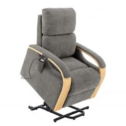 Modoform Fauteuil TV Rosales I - Microfibre - Anthracite -Pas Cher Fauteuils Magasin 1000116901 220307 040 DETAILS P000000001000116901