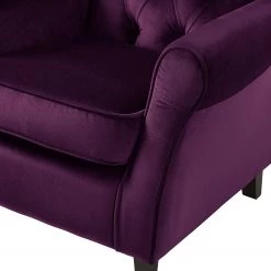 Maison Belfort Fauteuil à oreilles Luro - Velours -Pas Cher Fauteuils Magasin 1000117561 190712 10052500006 DETAILS P000000001000117561