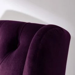 Maison Belfort Fauteuil à oreilles Luro - Velours -Pas Cher Fauteuils Magasin 1000117561 200528 17200600003 DETAILS P000000001000117561