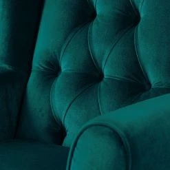 Maison Belfort Fauteuil à oreilles Luro - Velours -Pas Cher Fauteuils Magasin 1000117563 190712 10052600019 DETAILS P000000001000117563