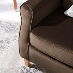 Maison Belfort Fauteuil à oreilles Luro - Velours -Pas Cher Fauteuils Magasin 1000117569 200528 17203600015 DETAILS P000000001000117569