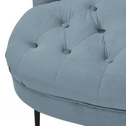 Jack & Alice Fauteuil Jonas II - Velours - Bleu pastel -Pas Cher Fauteuils Magasin 1000118276 180713 13391617 GALLERYIMAGES P000000001000118276