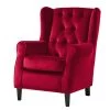 Maison Belfort Fauteuil à oreilles Luro - Rouge -Pas Cher Fauteuils Magasin 1000122222 190712 10052600056 IMAGE P000000001000122222