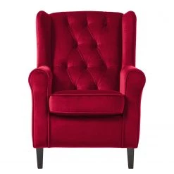 Maison Belfort Fauteuil à oreilles Luro - Rouge 21 Maison Belfort Fauteuil à oreilles Luro - Rouge -Pas Cher Fauteuils Magasin 1000122222 190712 10052600057 DETAILS P000000001000122222