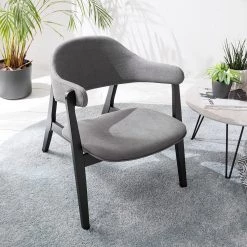 Mørteens Fauteuil Sadler V - Tissu - Gris -Pas Cher Fauteuils Magasin 1000126071 200520 06502300002 MOOD DETAILS P000000001000126071 mood
