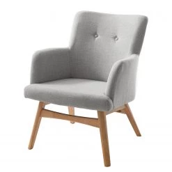 Mørteens Fauteuil Joreen III - Tissu - Gris clair