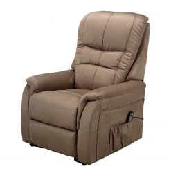 Modoform Fauteuil de relaxation Wishart - Microfibre - Marron