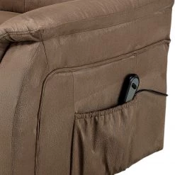 Modoform Fauteuil de relaxation Wishart - Microfibre - Marron -Pas Cher Fauteuils Magasin 1000126856 200618 13033200005 DETAILS P000000001000126856
