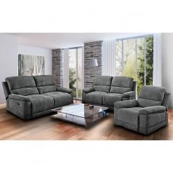 Modoform Fauteuil de relaxation Leticia - Microfibre - Gris -Pas Cher Fauteuils Magasin 1000126858 180724 18571918 MOOD GALLERYIMAGES P000000001000126858 mood