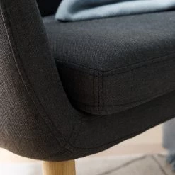 Mørteens Fauteuil Nicholas - Tissu - Anthracite -Pas Cher Fauteuils Magasin 1000126885 210416 07533000003 DETAILS P000000001000126885