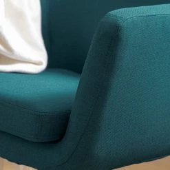 Mørteens Fauteuil Nicholas - Tissu - Bleu pétrole -Pas Cher Fauteuils Magasin 1000126887 201103 11480000003 DETAILS P000000001000126887