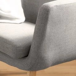 Mørteens Fauteuil Nicholas - Tissu - Gris clair -Pas Cher Fauteuils Magasin 1000126898 201103 11480800008 DETAILS P000000001000126898