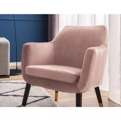 Jack & Alice Fauteuil Nicholas - Velours - Lavande -Pas Cher Fauteuils Magasin 1000126899 191017 17222600005 DETAILS P000000001000126899