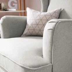 Jack & Alice Bergère Limeri - Feutre Blix: Gris clair - Sans repose-pieds -Pas Cher Fauteuils Magasin 1000127969 200513 12344700010 DETAILS P000000001000127969