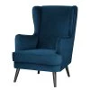 Jack & Alice Bergère Limeri - Velours Criada: Bleu marine - Sans repose-pieds -Pas Cher Fauteuils Magasin 1000127992 181129 13571600048 IMAGE P000000001000127992