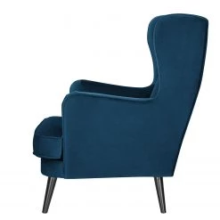 Jack & Alice Bergère Limeri - Velours Criada: Bleu marine - Sans repose-pieds -Pas Cher Fauteuils Magasin 1000127992 181129 13571600051 GALLERYIMAGES P000000001000127992