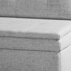 Fredriks Fauteuil convertible Cattai - Tissu structuré - Gris clair -Pas Cher Fauteuils Magasin 1000129077 180817 115908204 GALLERYIMAGES P000000001000129077