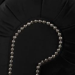 Jack & Alice Fauteuil Solita - Velours - Noir - Sans repose-pieds -Pas Cher Fauteuils Magasin 1000135642 181018 162943301 GALLERYIMAGES P000000001000135642