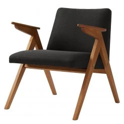 Studio Copenhagen Fauteuil Frazer - Tissu - Marron clair