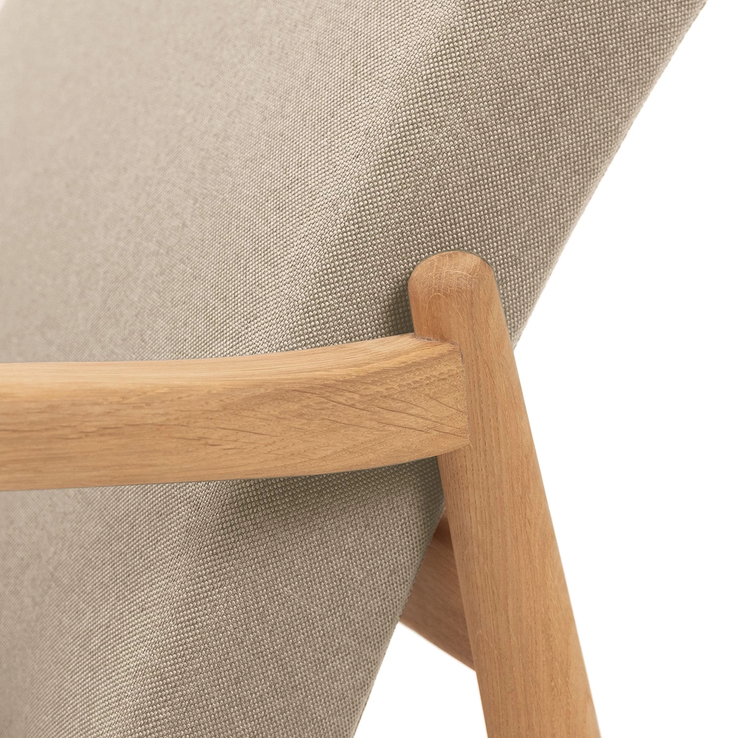 Studio Copenhagen Fauteuil Tioga - Tissu - Beige - Chêne clair - Sans repose-pieds 9 Studio Copenhagen Fauteuil Tioga - Tissu - Beige - Chêne clair - Sans repose-pieds – Image 7