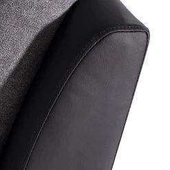 Loftscape Fauteuil de relaxation Warmun - Imitation cuir / Microfibre - Noir / Gris -Pas Cher Fauteuils Magasin 1000139815 200731 14233900010 DETAILS P000000001000139815