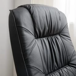 Loftscape Fauteuil de relaxation Wesburn II - Cuir véritable / Imitation cuir - Noir 34 Loftscape Fauteuil de relaxation Wesburn II - Cuir véritable / Imitation cuir - Noir -Pas Cher Fauteuils Magasin 1000139817 210430 12374300006 DETAILS P000000001000139817