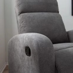 Loftscape Fauteuil de relaxation Grandhan - Microfibre - Gris -Pas Cher Fauteuils Magasin 1000139826 201120 13454200037 DETAILS P000000001000139826