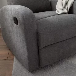 Loftscape Fauteuil de relaxation Grandhan - Microfibre - Gris -Pas Cher Fauteuils Magasin 1000139826 201120 13454400038 DETAILS P000000001000139826