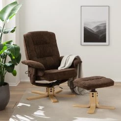 Loftscape Fauteuil de relaxation Wesburn I - Microfibre - Marron foncé -Pas Cher Fauteuils Magasin 1000139830 200731 06143800001 MOOD DETAILS P000000001000139830 mood