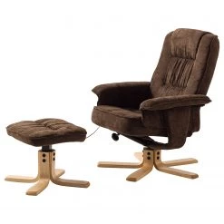 Loftscape Fauteuil de relaxation Wesburn I - Microfibre - Marron foncé -Pas Cher Fauteuils Magasin 1000139830 200731 14240300045 DETAILS P000000001000139830