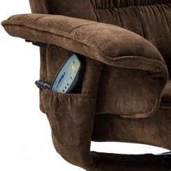 Loftscape Fauteuil de relaxation Wesburn I - Microfibre - Marron foncé -Pas Cher Fauteuils Magasin 1000139830 200731 14241000054 DETAILS P000000001000139830